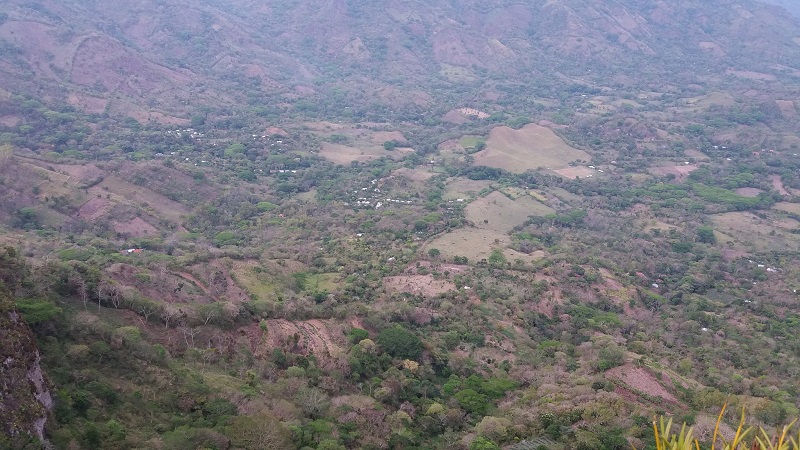 Fotografía desde el Cerro La Peña, Santa Lucía Boaco.